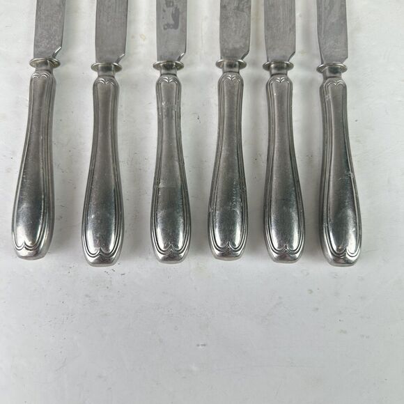 Set Of 6- Mikasa Korea Stainless Flatware‎ DINNER Butter KNIVES - Picture 4 of 8